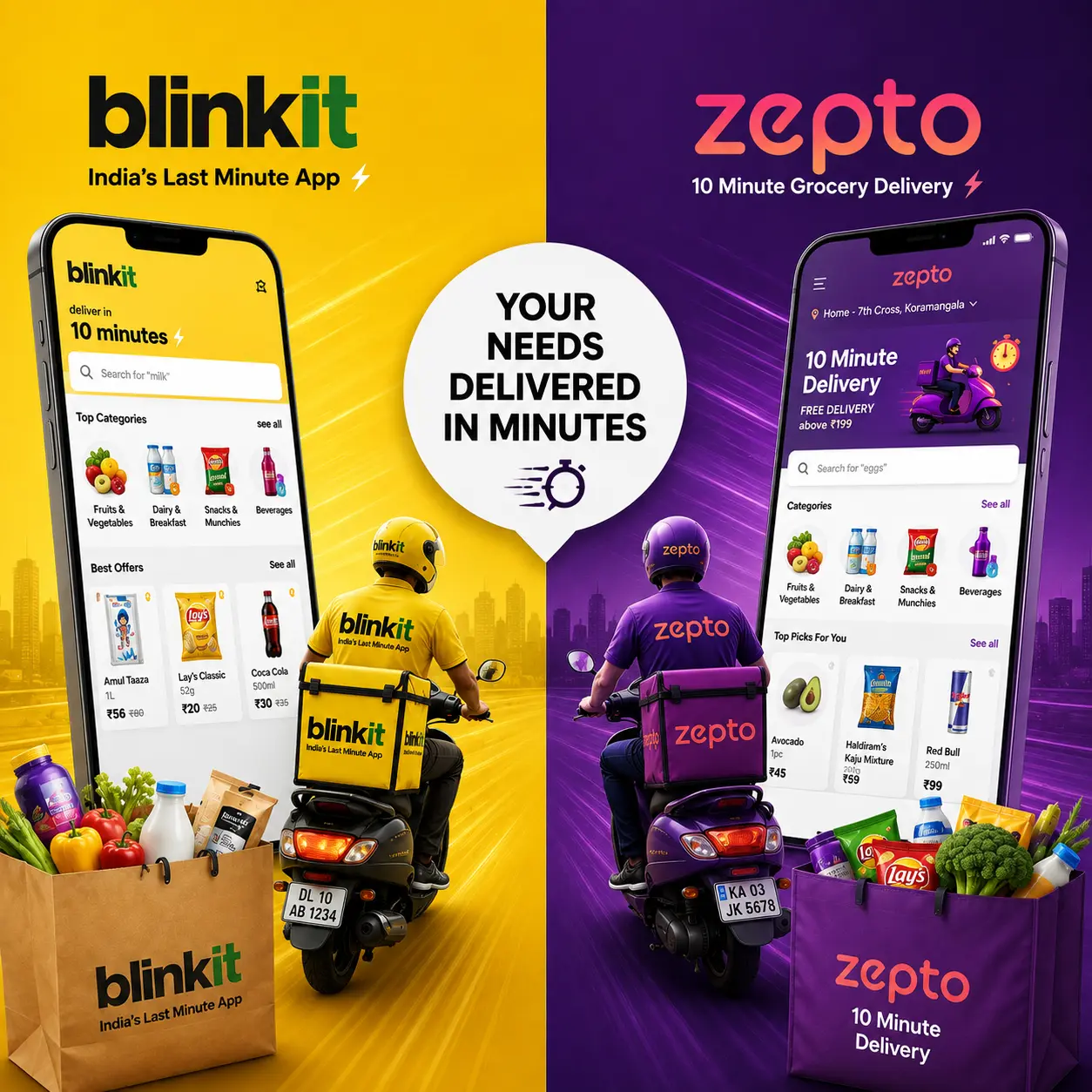 Blinkit & Zepto Quick-Commerce Management Services