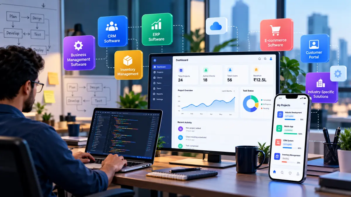 Custom software development types process cost and benefits