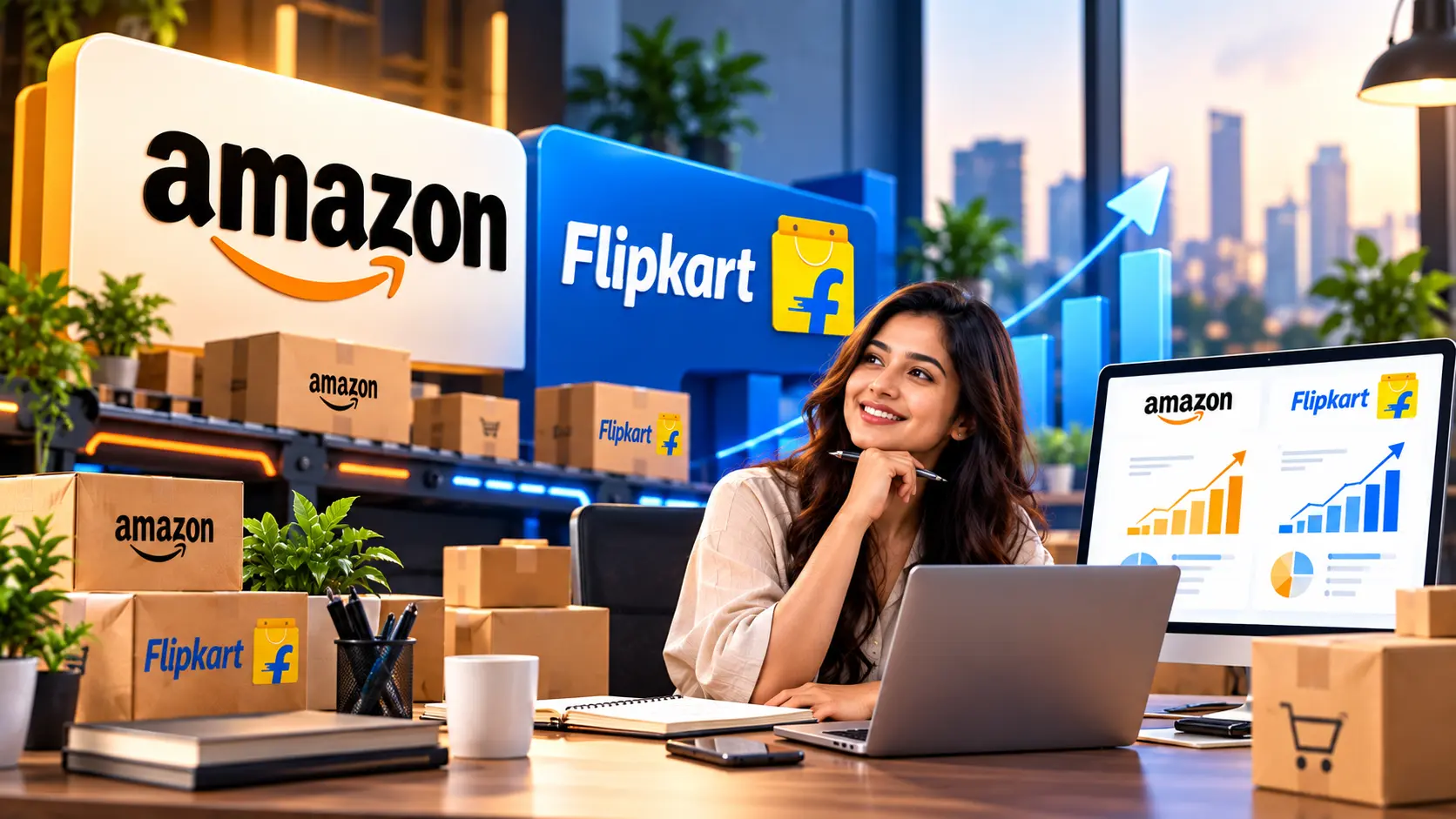 increase sales on Amazon and Flipkart