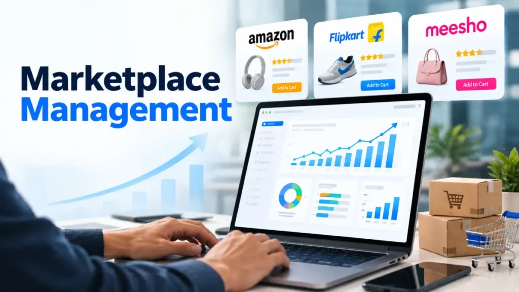 Marketplace management services for Amazon, Flipkart and online sellers