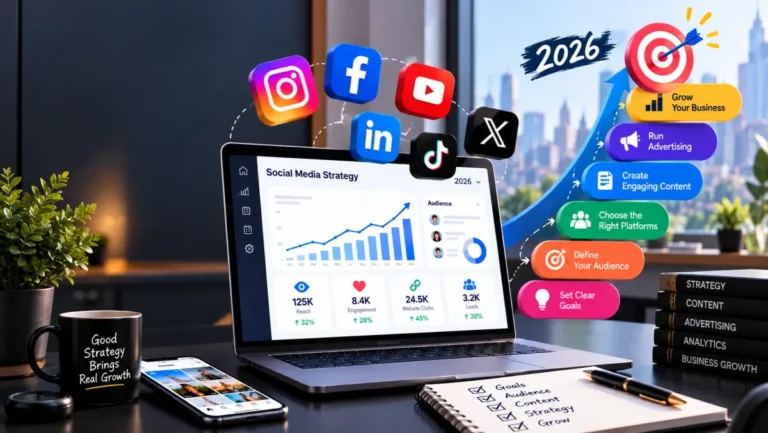How to create a social media marketing strategy for your business in 2026