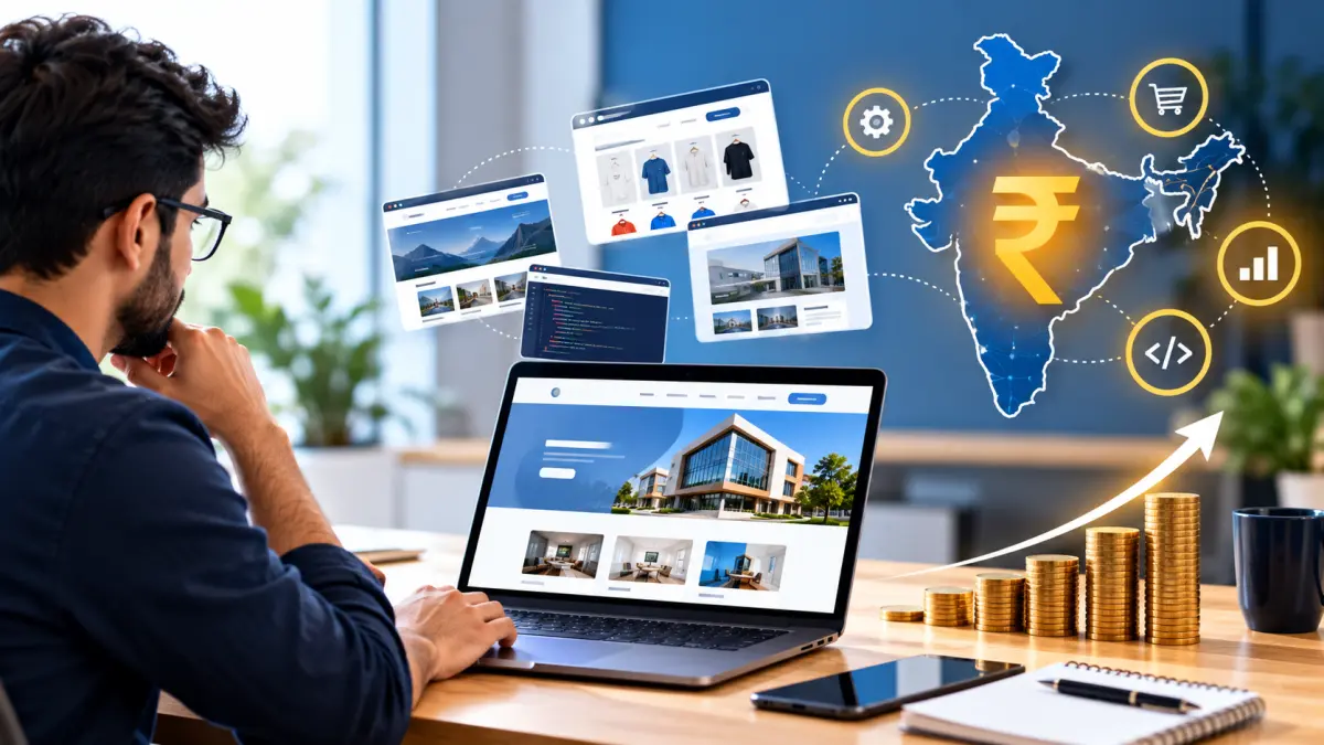 website development cost in India